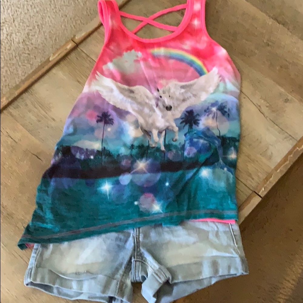 Justice/SO denim Clothing Set